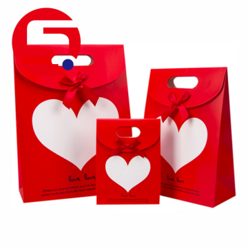 Hight Quality Bröllopspapper Presentväska Partihandel