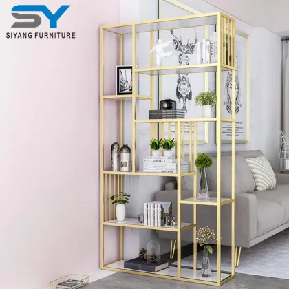 2019 New Design Glass Top Bookshelf for Living Room - SJ005