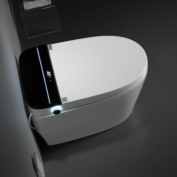 Inodoro con control remoto inteligente automático de función completa