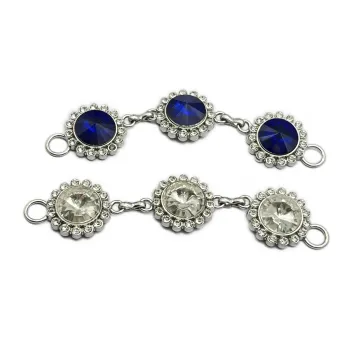 Eco-Friendly Alloy Chain with Rhinestones for Women's Sandal and Flat Shoes