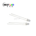 3 mm de diodes à LED blanches claires plates transparentes