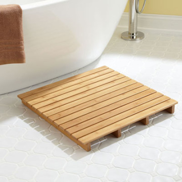 24"Natural Bamboo Bath Mat