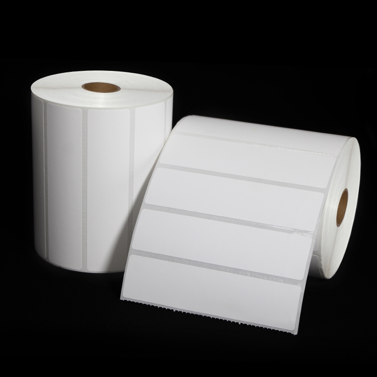 Ipasadya ang direktang thermal label roll 102*25mm