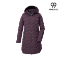 Parka de invierno con capucha para mujer