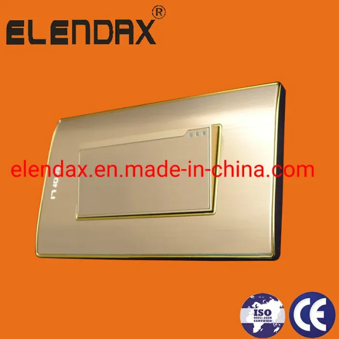 Sakelar Dinding Aluminium Amerika Baru dengan Indikator AL2001