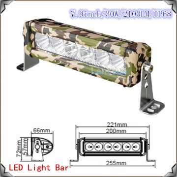 New CREE Camouflage LED Light Bar 13-30W Waterproof