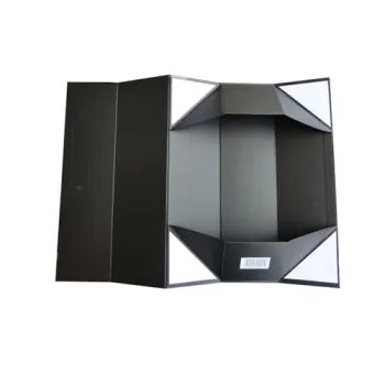 Black Magnetic Closure Champagne Bottle Gift Box
