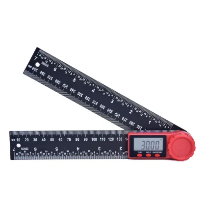 Digital Protractor 200mm 360 Degree Angle Ruler Spirit Level