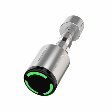 IC Card Fingerprint Cylinder Mobile Phone Controlled Smart Lock with Knob