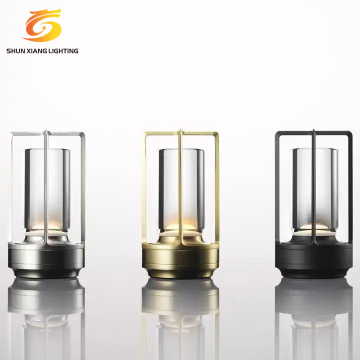 Hot Selling Modern Luxury Aluminum Cordless Rechargeable LED Table Lamp