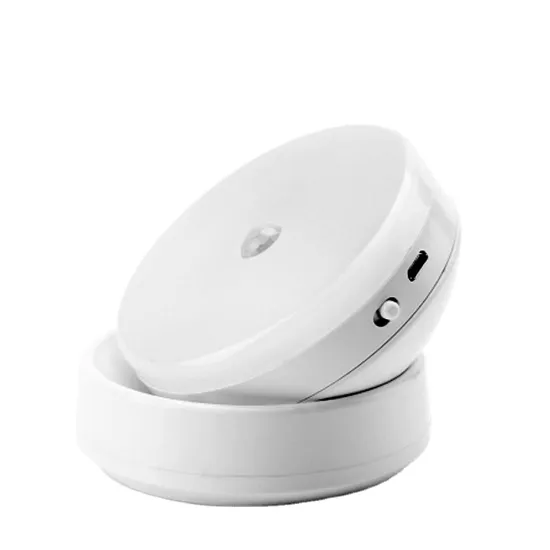 LED Rotating Motion Sensor Lamp lighting Night Light for Wardrobe Cupboard Closet Kitchen