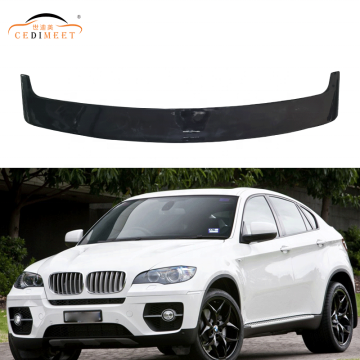 Spoiler a ala per labbra posteriori nero glossy addominali all'ingrosso per BMW X6 E71 2009-2014