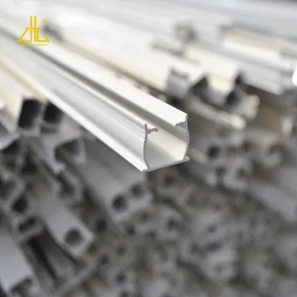 White Color Power Coated Aluminum Poles and Curtain Rail Tracks - Factory Wholesale Prices