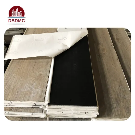 Easy Clean Glue Down Gray Wood Color Luxury Vinyl Plank Flooring