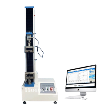 Customized Computerized Single-column Servo Rubber & Plastic Belt Tension and Compression Testing Machine for Hongjin