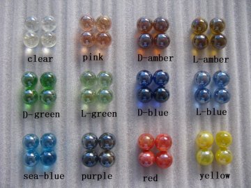 colorful glass marble;decoration glass marble