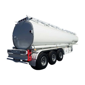 New Carbon Steel Fuel Oil Tank Semi-Trailer with 45 Square Meter Capacity Three Compartment Truck