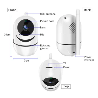 AI Cloud Storage Camera Support Two Way Audio