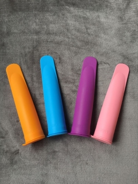 Tube Shaped Silicone Food Ice Cream Molds