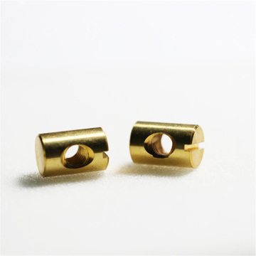 High Precision Brass Barrel Nuts M5 M6 M8 M10 M12 with Hole