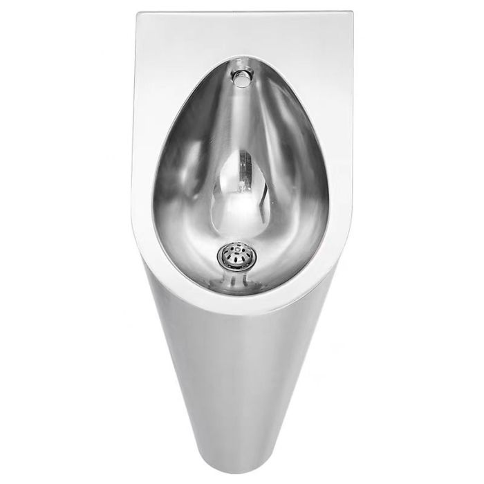 Edelstahlboden montiertes Urinal