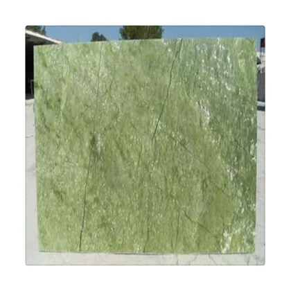 Dandong green marble countertop with customized pattern