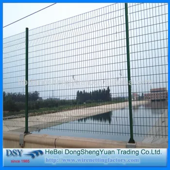Hot Sale Curvel Mesh Panel/3D Welded Wire Mesh Fence/ border green garden wire mesh fence with v folds