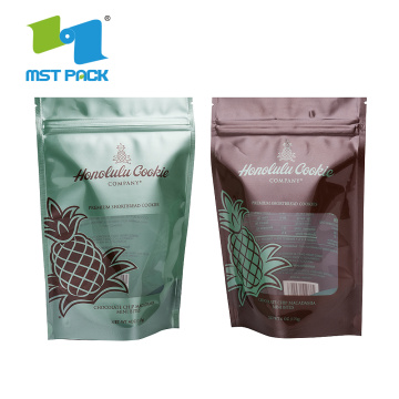 FDA Certified Biodegradable Coffee Stand Up Zipper Bag