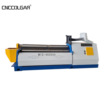 Mesin rolling plat roller CNC 4 untuk lenturan lembaran keluli 4x2000