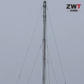Torre estaiada profissional para comunicação