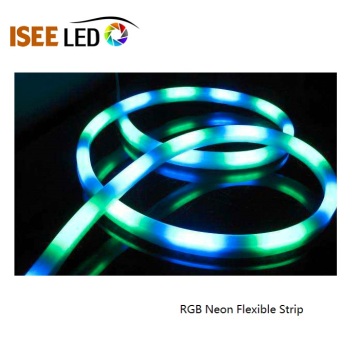 Tubo de neón LED DMX flexible para el contorno del edificio