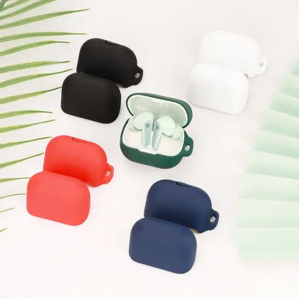 Libratone AIR+3 Buds Case Wireless Earphone Accessories Silicone Protective Case Cover with Hook