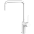 White Single Handle Kitchen Faucet