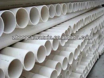 PVC drainage pipes