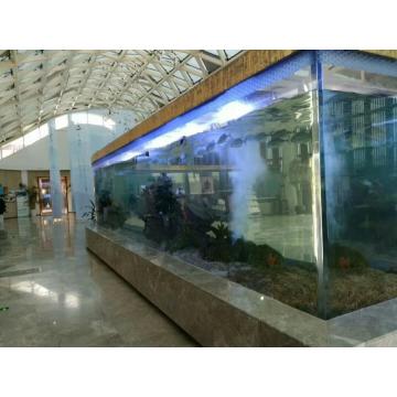 Big acryl aquarium aangepaste grote vissentank