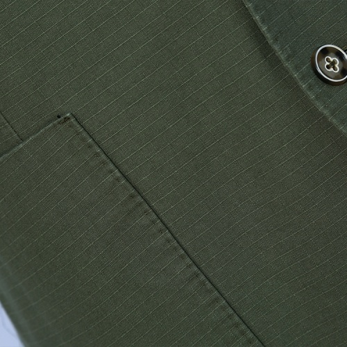 Premium Army Green Canvas Blazer for Business Professionals