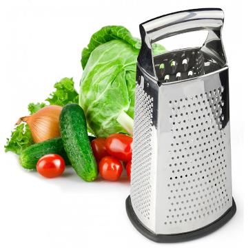 Box Grater 4-Sided Stainless Steel Grater