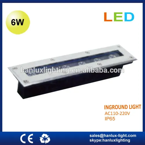 6W IP65 high power led underground light CE ROHS