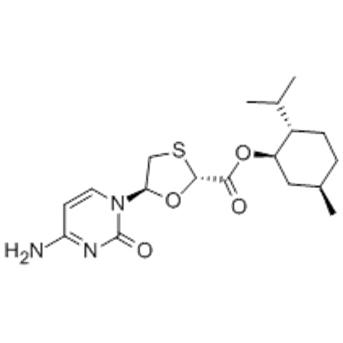 (LR, 2S, 5R) -Mentyl- (2R, 5S) -5- (4-amino-2-oxo-2H-pyrimidin-l-yl) - [1,3] oxatiolan-2-karboxylsyra CAS 147027- 10-9