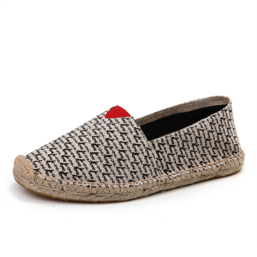 Big Size 35-45 Customized Jute Espadrilles for Women and Men