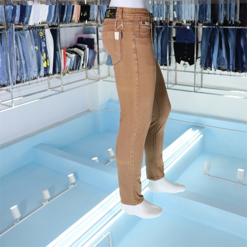 Braune Herren Jeans individuellem Großhandel