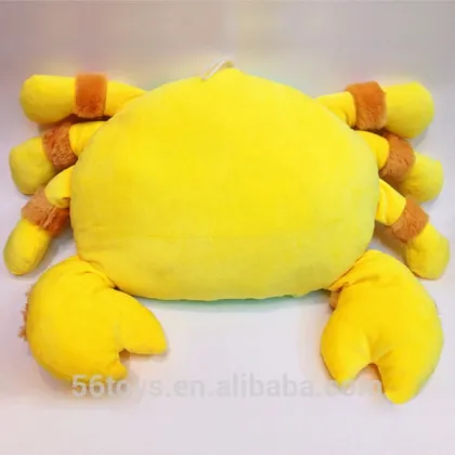 custom lovely green stuffed crab plush crab toy