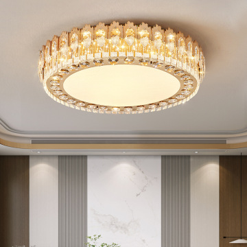 Lampada moderna a soffitto in cristallo a LED per arredamento per la casa di lusso - soggiorno e camera da letto