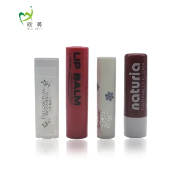 4.5g 5g plastic lip stick tube new cosmetic lipstick container tube with over cap