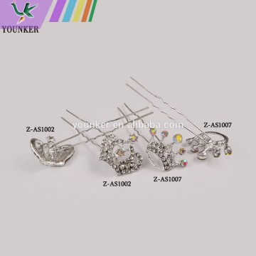 2015 Wholesale fashion rhinestone charm bridal wedding hairpins