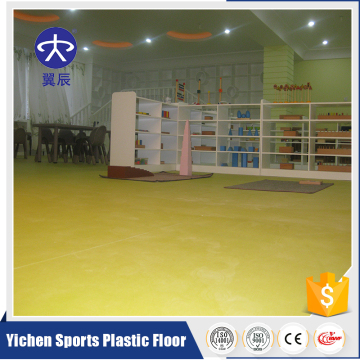 Good sale uv and transparent layer pvc flooring used kindergarten/vinyl flooring plastic floor used indoor
