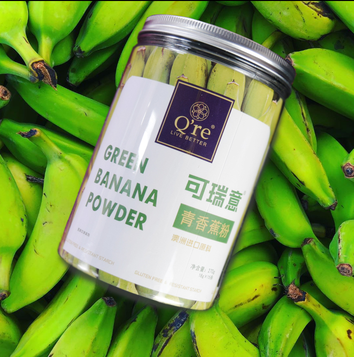 Q're Green Banana multi-fiber gluten free baking pre-mix