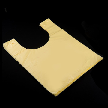 Disposable Thickened Shopping PE Yellow Plastic Bag