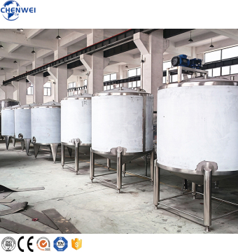 Stainless Steel Mixing and Fermentation Tanks 1000L-5000L with Agitator for Sale