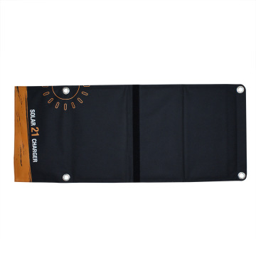 Pannello solare mini da 21W Piegatura portatile USB per tenda da campeggio